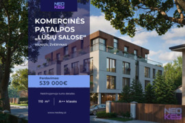 Komercinės patalpos „Lūšių salose“ – A++ klasės erdvės verslui Žvėryne