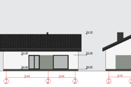 Jiezno mieste ramioje gražioje vietoje senas rąstinis namas su dideliu sklypu