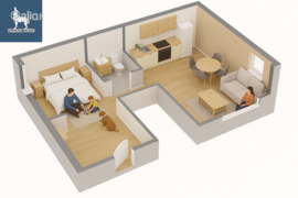 2 kamb. butas Vilnius, Naujamiestis, Aukų g.