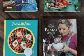 Maisto receptų knygos, tik po 7 eurus