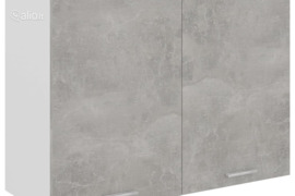 vidaXL Pakabinama spintelė, betono, 80x31x60cm, apdirbta mediena