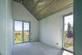 Palangoje parduodamas naujas A++ klasės 4 kambarių namas