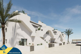 Statomi namai su bendru baseinu, Alicante provincijoje, Orihuela Costa mieste. 3 kambariai | 79 m² |