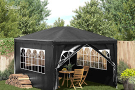 vidaXL Proginė palapinė, 3x4m, antracito spalvos