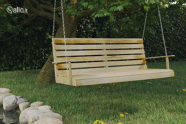 vidaXL Supamas suoliukas, 155x65x60cm, impregnuota pušies mediena