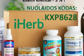 IHerb.com 10% nuolaidos kodas KXP8628