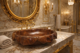 „Magku?o Širdis“ – rankų darbo praustuvas iš Filipinų geležmedžio