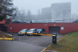 Parduodamas garažas su duobe ir rūsiu po visu garažu Justiniškių g. 91a, šalia 