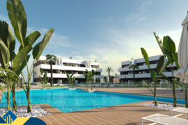 Apartamentas su bendru baseinu, Alicante provincijoje, Guardamar del Segura mieste. 3 kambariai | 85