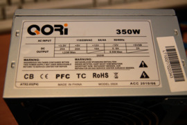 350W PSU QORI (24pin/ 1xSATA / 3xMOLEX)(siuntimas)