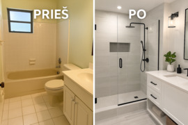 Vonios ir WC atnaujinimas www.remontopro.lt