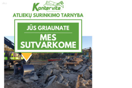 Betono, šakų, kelmų, kitų atliekų išvežimas su technika Kaune (+50km)