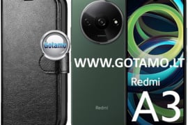 Diary Mate dėklas-knygutė Xiaomi Redmi A3 telefonui WWW.GOTAMO.LT