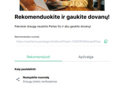 10 eur PerlasGo rekomendacijos kodas + bonus (10 eur pirmiems sasakitoms apmoketi)