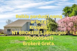 NT BROKERES TARPININKAVIMO PASLAUGOS. PADEDU PARDUOTI IR PIRKTI. 