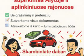 ŠIANDIEN NUPERKU AUTOMOBILĮ