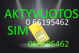 Aktyvuota sim kortele