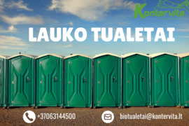 Lauko tualetų nuoma