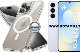 MagSafe Jelly dėklas nugarėlė Samsung Galaxy S25 FE WWW.GOTAMO.LT