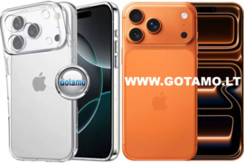 C-Clear Plus skaidri nugarėlė Apple iPhone 17 Pro Max telefonui