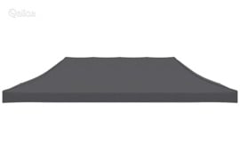 vidaXL Proginės palapinės stogas, antracito spalvos, 3x6 m
