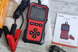 Naujas KW341 Akumuliatorių baterijų testeris analizatorius 6V, 12V, 24V