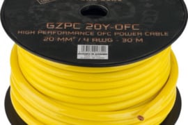 GROUND ZERO GZPC 20Y-OFC Kolonėlių pajungimo laidas 20 mm²