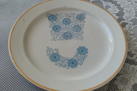 Didelė sena porcelianinė lėkštė skersmuo 35.2cm
