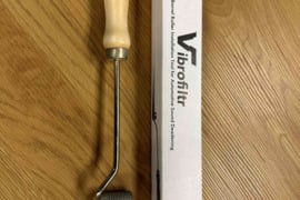 Vibrofiltr volelis skirtas vibracijas slopinančiai medžiagai voluoti