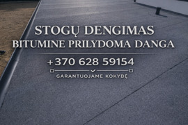 Ploksčių stogų dengimas.