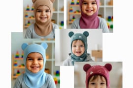 Vaikiškos kepurės - šalmukai www.lvashop.lt