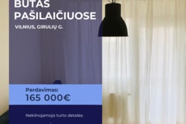 2 kamb. butas Vilnius, Pašilaičiai, Girulių g.