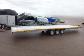 Priekaba Besttrailers INDIANA 9x2,2m 3500kg R14C. Dengtas