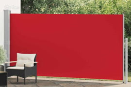vidaXL Ištraukiama šoninė pertvara, raudonos spalvos, 160x500cm