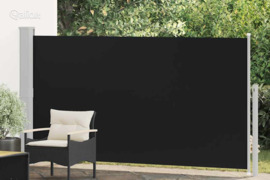 vidaXL Terasos pertvara, juoda, 160 x 300 cm