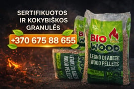 Granulė 6mm-8mm 245€