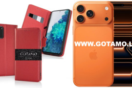 Dėklas knygelė Gotamo Vintage Apple iPhone 17 Pro Max – Natūrali oda