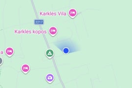 Butas su terasa ir nuomojama žeme