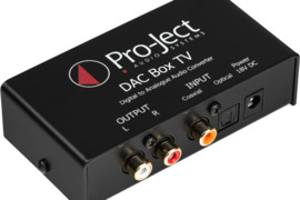 Pro-Ject DAC Box TV Konverteris Skaitemninio-Analoginio signalo audio konverteris