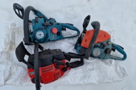 Benzininiai pjūklai Jonsered ir Makitos ant daliu,atvezta is Norvegijos.