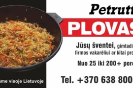 Petrutti plovas jūsų šventėms