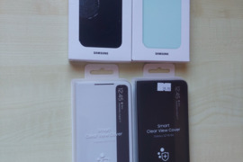 SAMSUNG S23FE S21FE ORIGINALUS SAMSUNG SMART WIEV DĖKLAS