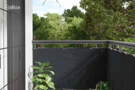 vidaXL Balkono pertvara, antracito spalvos, 75x500cm, oksfordo audinys