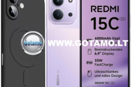 MagSafe Matte Plus dėklai nugarėlės Xiaomi Redmi 15C telefonui
