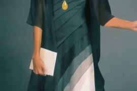 Suknelė su tunika iš viskozės