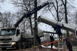 Fiskaro ir manipuliatoriaus paslaugos birių medžiagų pristatymas, krovinių pervežimas