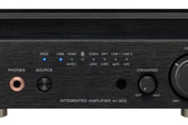 TEAC AI-303 – kompaktiškas integruotas A/B - klasės stiprintuvas