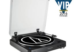Audio-Technica AT-LP60BKBT automatinės belaidis plokštelių grotuvas