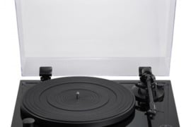 Audio-Technica AT-LPW50PB Mechaninis patefonas diržinė pavara