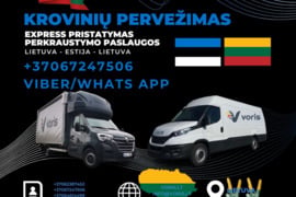 ESTIJA – LIETUVA   Krovinių pervežimas 